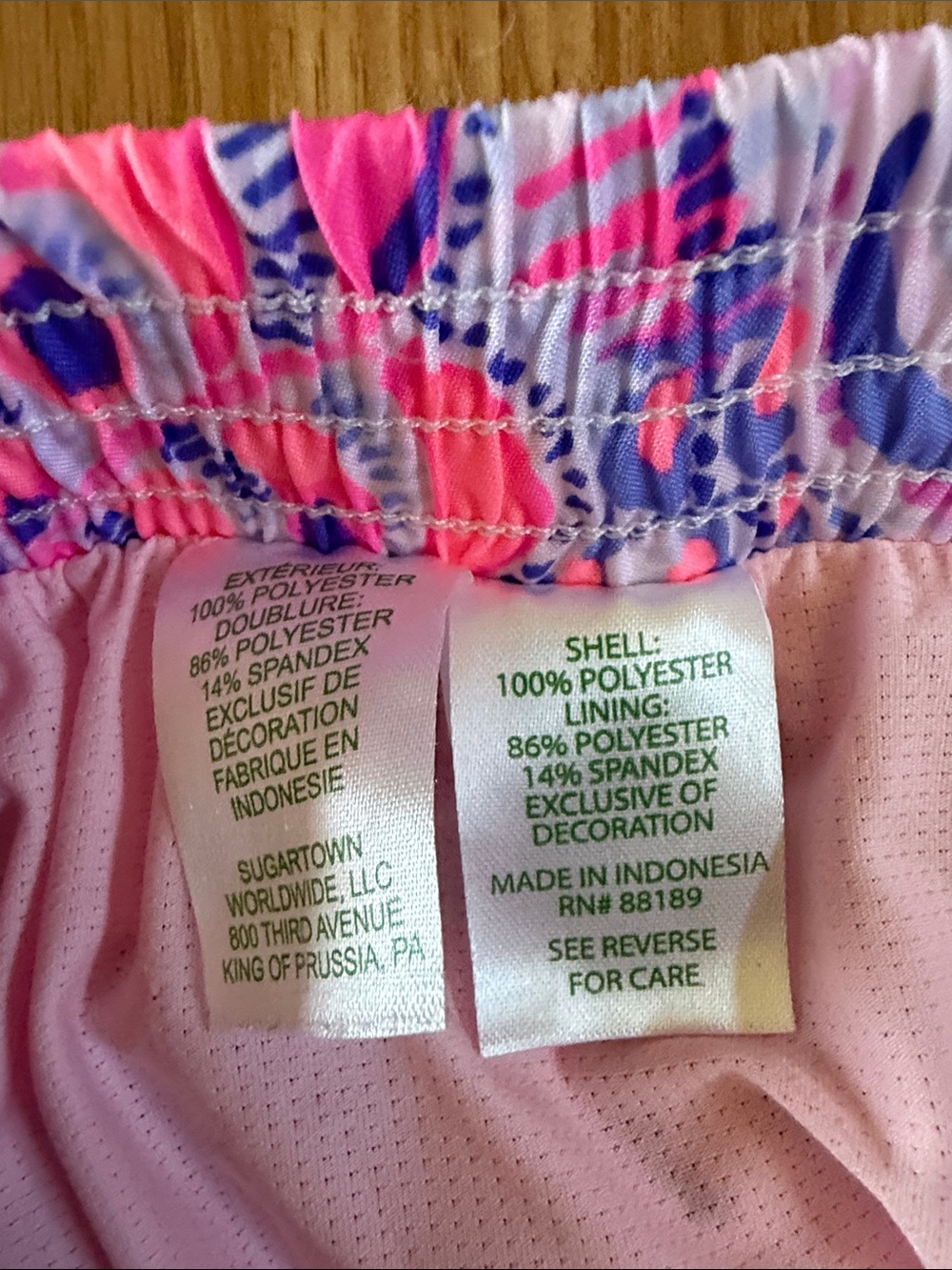 Lilly Pulitzer Luxletic Shorts Size XS - Picture 4 of 5